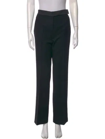 Pre-owned Derek Lam Wool Wide Leg Pants In Black
