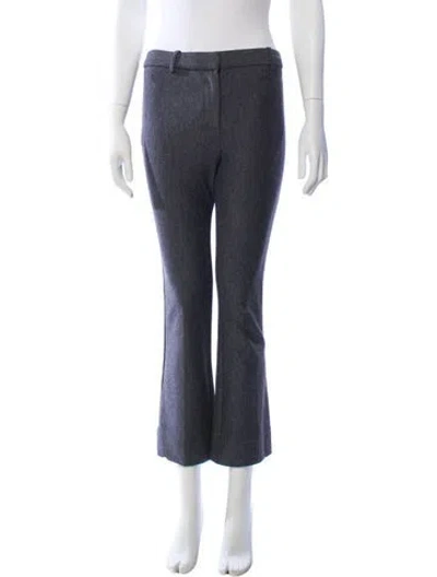 Pre-owned Derek Lam Wool Wide Leg Pants In Gray