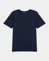 Derek Rose Basel Stretch Micro Modal Jersey T-shirt In Blue
