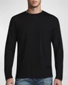 Derek Rose Basel 1 Long-sleeve Jersey T-shirt, Black