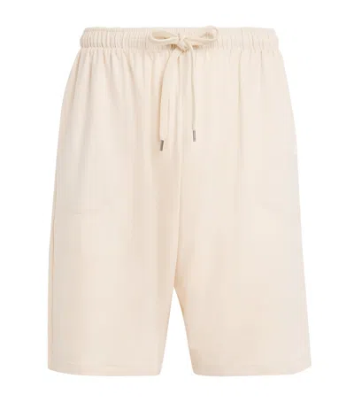 Derek Rose Basel Lounge Shorts In Neutral