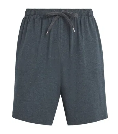 Derek Rose Basel Lounge Shorts In Gray