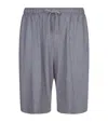 Derek Rose Men's Lounge Short In Charcoal In Grey