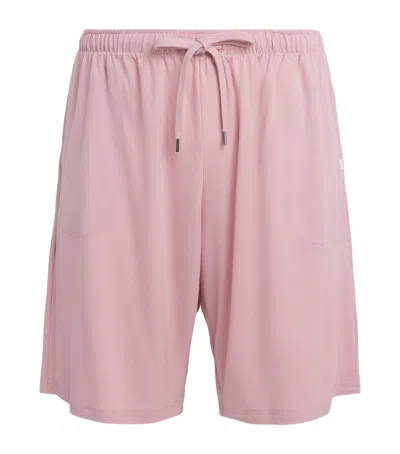 Derek Rose Basel Lounge Shorts In Pink