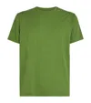 Derek Rose Basel Micro Modal Stretch Crewneck T-shirt In Green