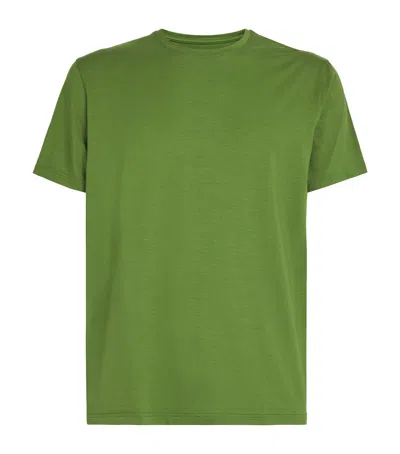 Derek Rose Basel Lounge T-shirt In Green