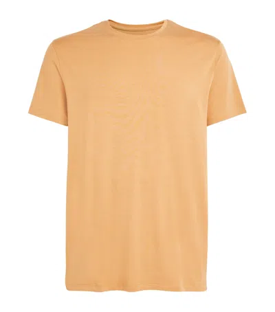 Derek Rose Basel Lounge T-shirt In Orange