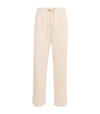 Derek Rose Basel Lounge Trousers In Pink