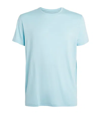 Derek Rose Basel Lounge T-shirt In Blue