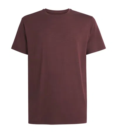 Derek Rose Basel Lounge T-shirt In Brown
