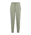 Derek Rose Cashmere Finley Sweatpants In Green