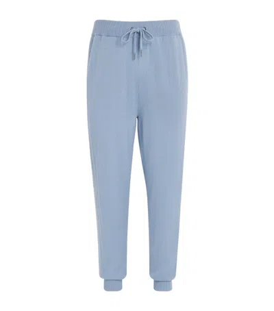 Derek Rose Cashmere Finley Sweatpants In Blue