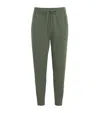 Derek Rose Cashmere Finley Sweatpants In Green