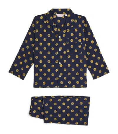 DEREK ROSE COIN PRINT PYJAMAS 