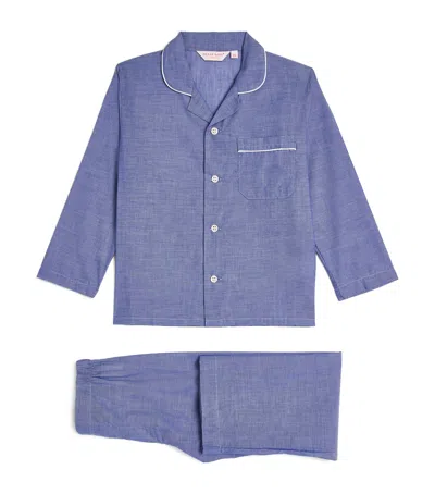 DEREK ROSE COTTON AMALFI PYJAMA SET
