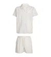 DEREK ROSE COTTON AMALFI STRIPED PYJAMA SET