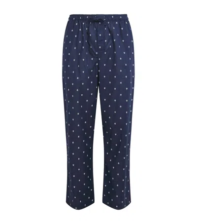 DEREK ROSE COTTON BATISTE PRINTED PYJAMA BOTTOMS