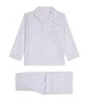 Derek Rose Cotton Nelson Pyjama Set In White