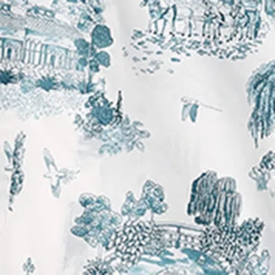 Derek Rose Cotton Print Ledbury Night Robe