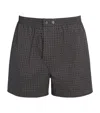 Derek Rose Cotton Traditional Boxers In Black