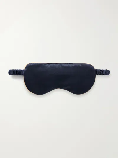 Derek Rose Duke Cashmere Eye Mask In Black