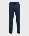 Derek Rose Micro Modal Lounge Trousers In Navy