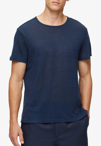 Derek Rose Basel 1 Jersey T-shirt In Blue