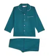 Derek Rose Kate Pyjama Set In Green