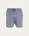 Derek Rose Marlowe Jersey Shorts, Charcoal In Grey