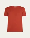 Derek Rose Mens Red Basel Relaxed-fit Stretch-jersey T-shirt In Red