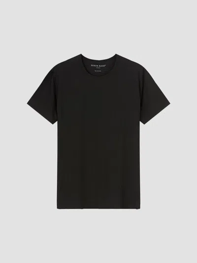 Derek Rose Basel Stretch Micro Modal-jersey T-shirt In Black