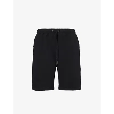 Derek Rose Mens Black Quinn Relaxed-fit Cotton-blend Shorts