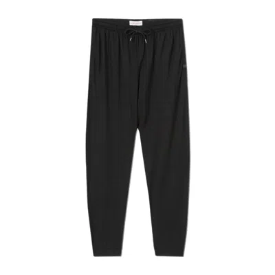 Derek Rose Men's Jersey Track Pant In Black
