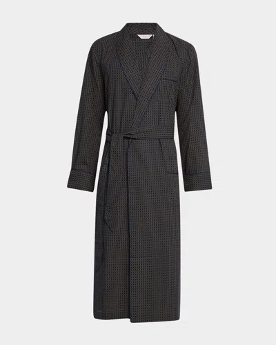 Derek Rose Men's Nelson Cotton Bath Robe
