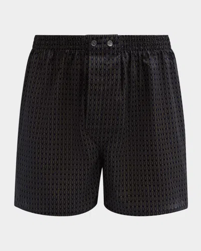 Derek Rose Men's Nelson Leaf-print Boxer Shorts