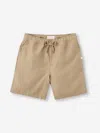 Derek Rose Men's Shorts Sydney Linen Sand
