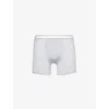 Derek Rose Mens Silver Ethan Mid-rise Stretch-jersey Trunks In Silver
