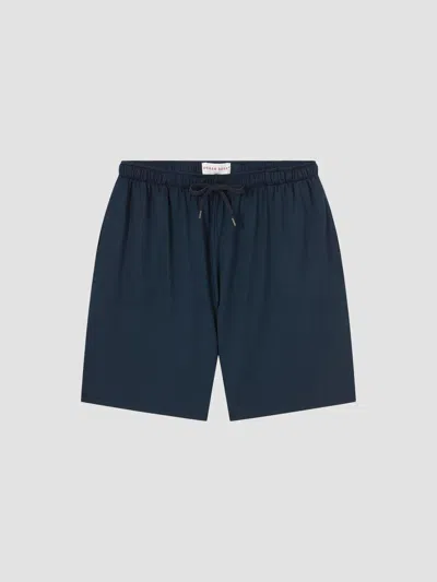Derek Rose Men's Stretch Jersey Lounge Shorts In Blue