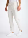 Derek Rose Men's Sweatpants Quinn Cotton Modal White