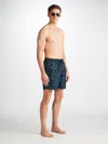 Derek Rose Men's Swim Shorts Maui 63 Navy In Navy