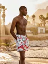 Derek Rose Men's Swim Shorts Maui 65 Red In Red