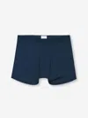 Derek Rose Men's Trunks Alex Micro Modal Stretch Navy In Navy