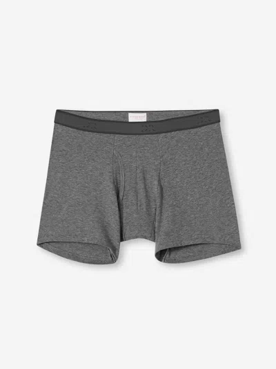 Derek Rose Men's Trunks Jack Pima Cotton Stretch Charcoal