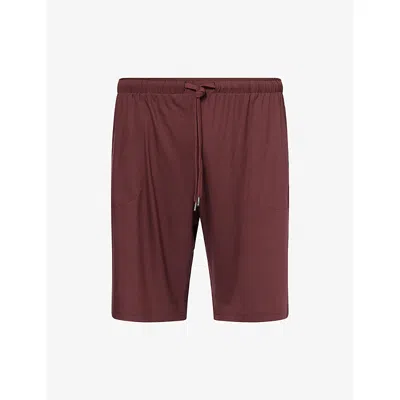 Derek Rose Mens Basel 25 Modal-jersey Shorts Brown