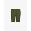 Derek Rose Mens Basel Relaxed-fit Stretch-modal Shorts Green Xxl In Green