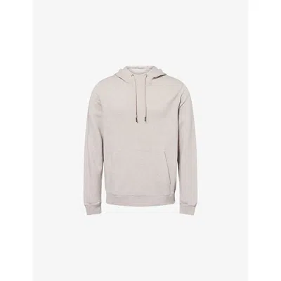 Derek Rose Mens Beige Quinn Cotton-modal Jersey Hoody In Nude