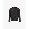 Derek Rose Mens  London Camouflage-print Modal-blend Hoody In Black