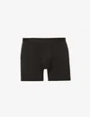 Derek Rose Mens Black Alex Regular Fit Stretch Modal Trunks In Black