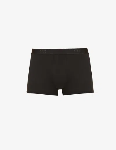 Derek Rose Mens Black Alex Regular-fit Stretch-modal Trunks Xl