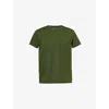 Derek Rose Mens Green Basel 15 Crewneck Short-sleeve Stretch-jersey T-shirt In Green